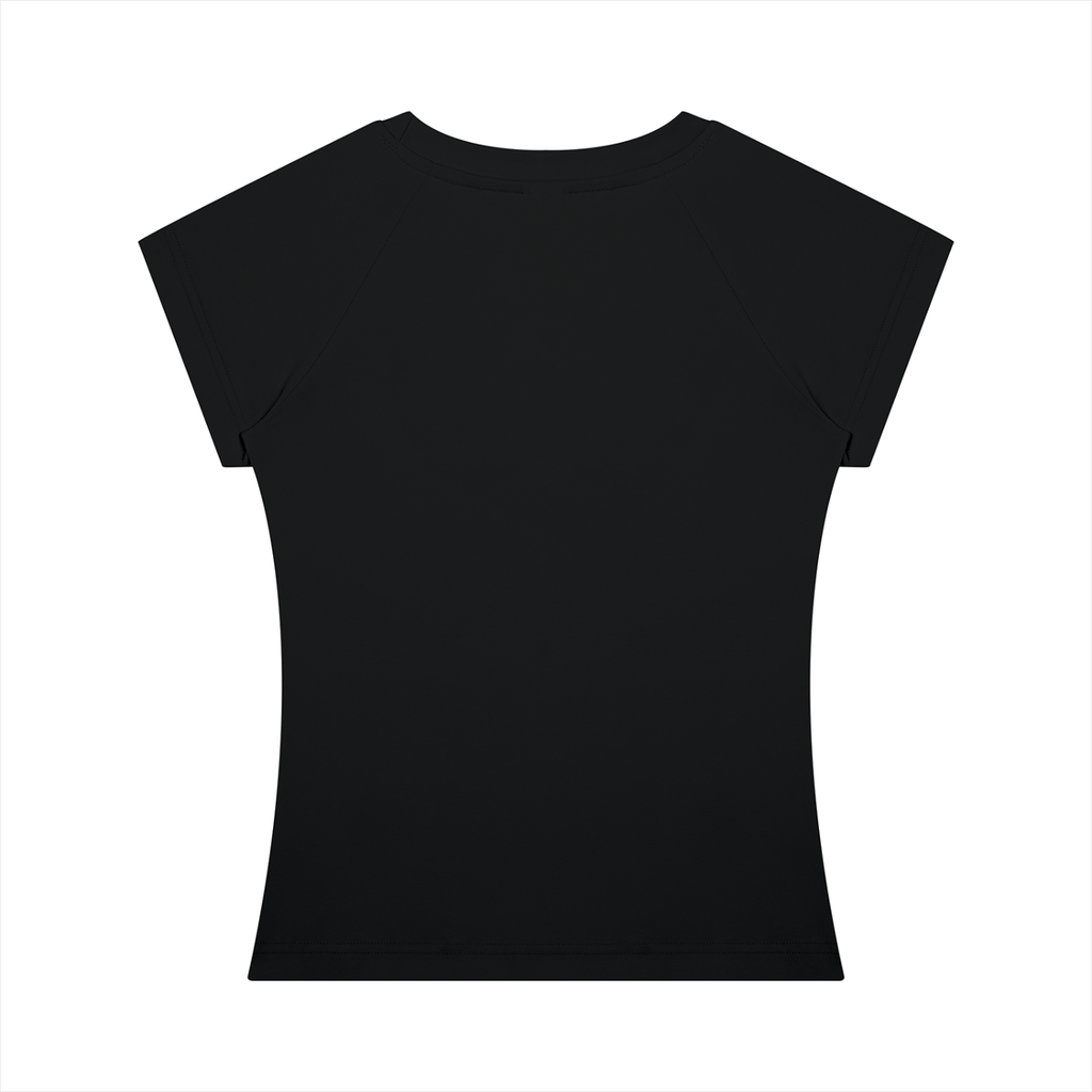 THIS COWGIRL NEEDS HER BULL Red - Women’s Slim Raglan T-Shirt