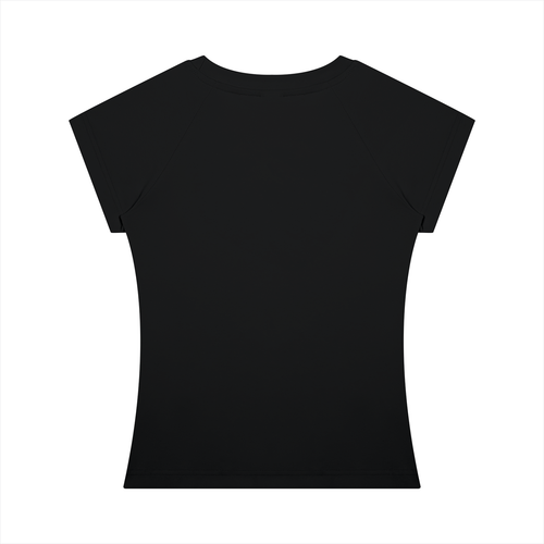 "BOTH MY NOSTRILS ARE BLOCKED THERE'S ONLY ONE HOLE LEFT" Red - Women’s Slim Raglan T-Shirt