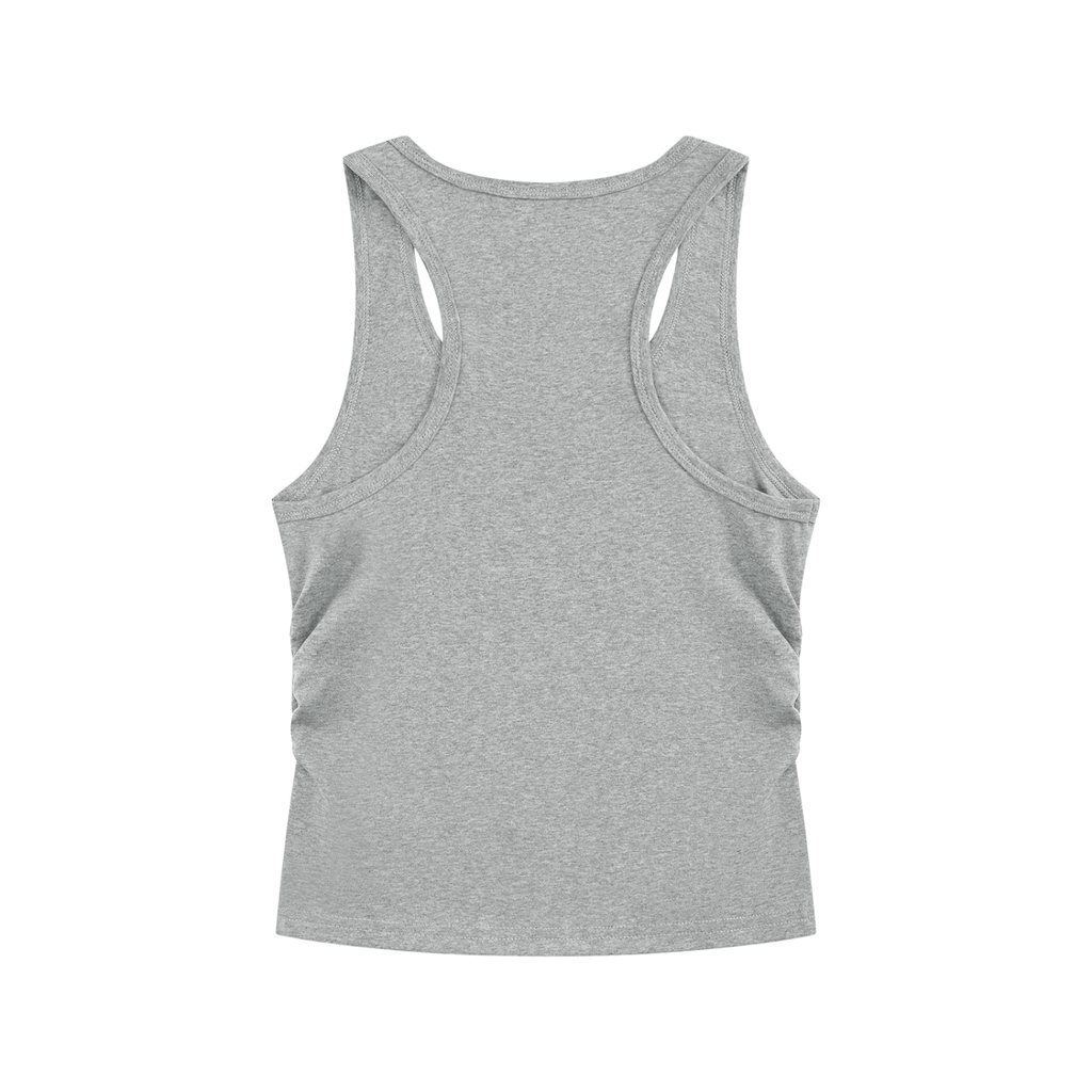 CANT ALWAYS BE IN LA SOMEONE’S GOTTA HOLD IT DOWN AT STRAWBERRY Pink - Women’s Ruched Tank Top