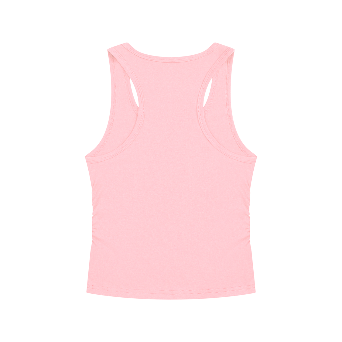 CANT ALWAYS BE IN LA SOMEONE’S GOTTA HOLD IT DOWN AT STRAWBERRY Pink - Women’s Ruched Tank Top