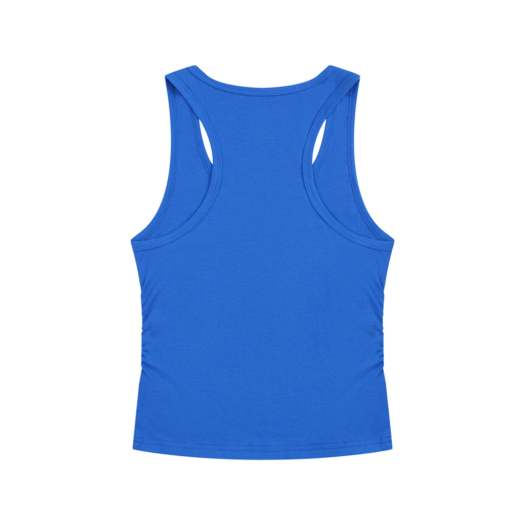 CANT ALWAYS BE IN LA SOMEONE’S GOTTA HOLD IT DOWN AT STRAWBERRY Pink - Women’s Ruched Tank Top